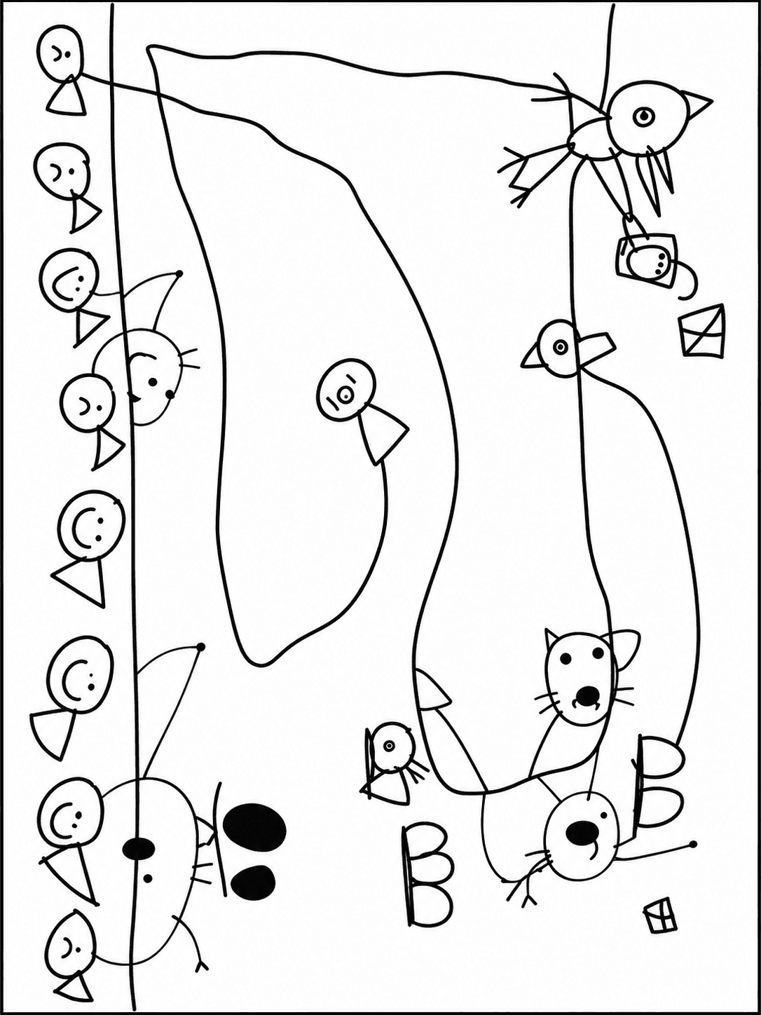 Coloring Page Dinosaur