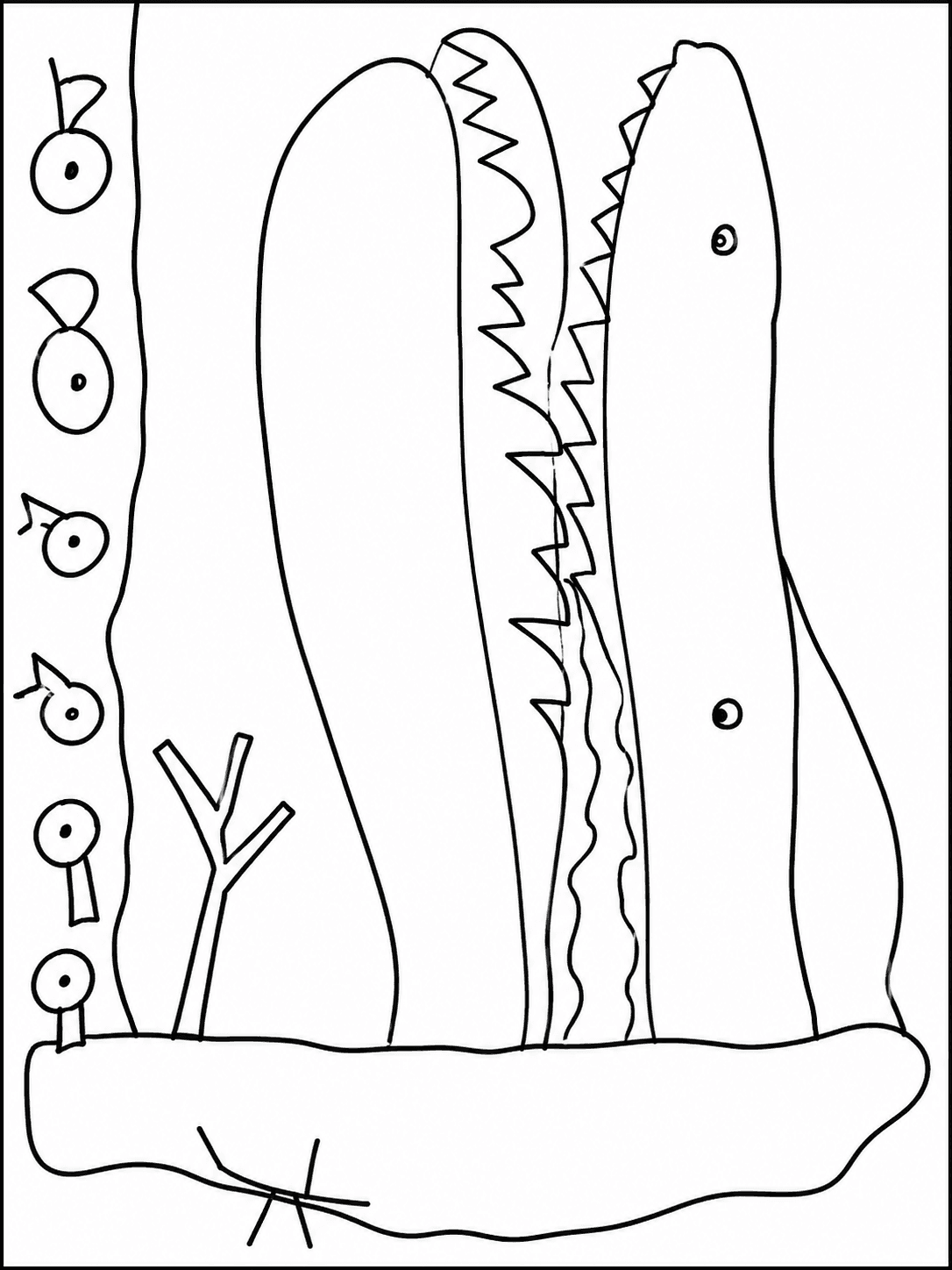 Coloring Page Dinosaur