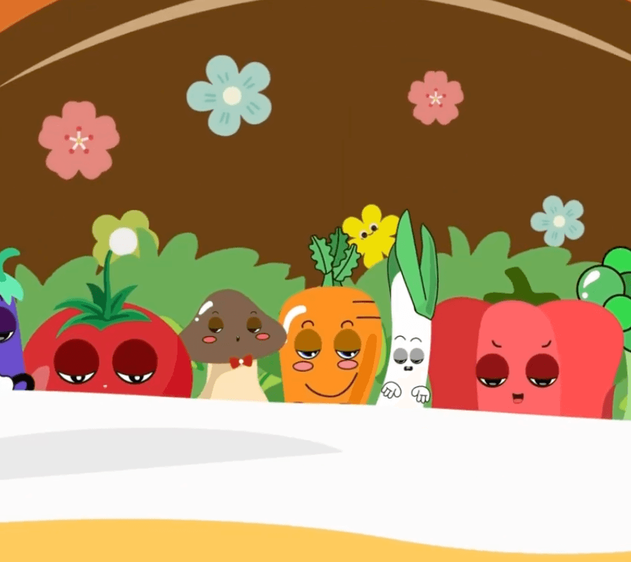 Ten in the Bed – Vegetable